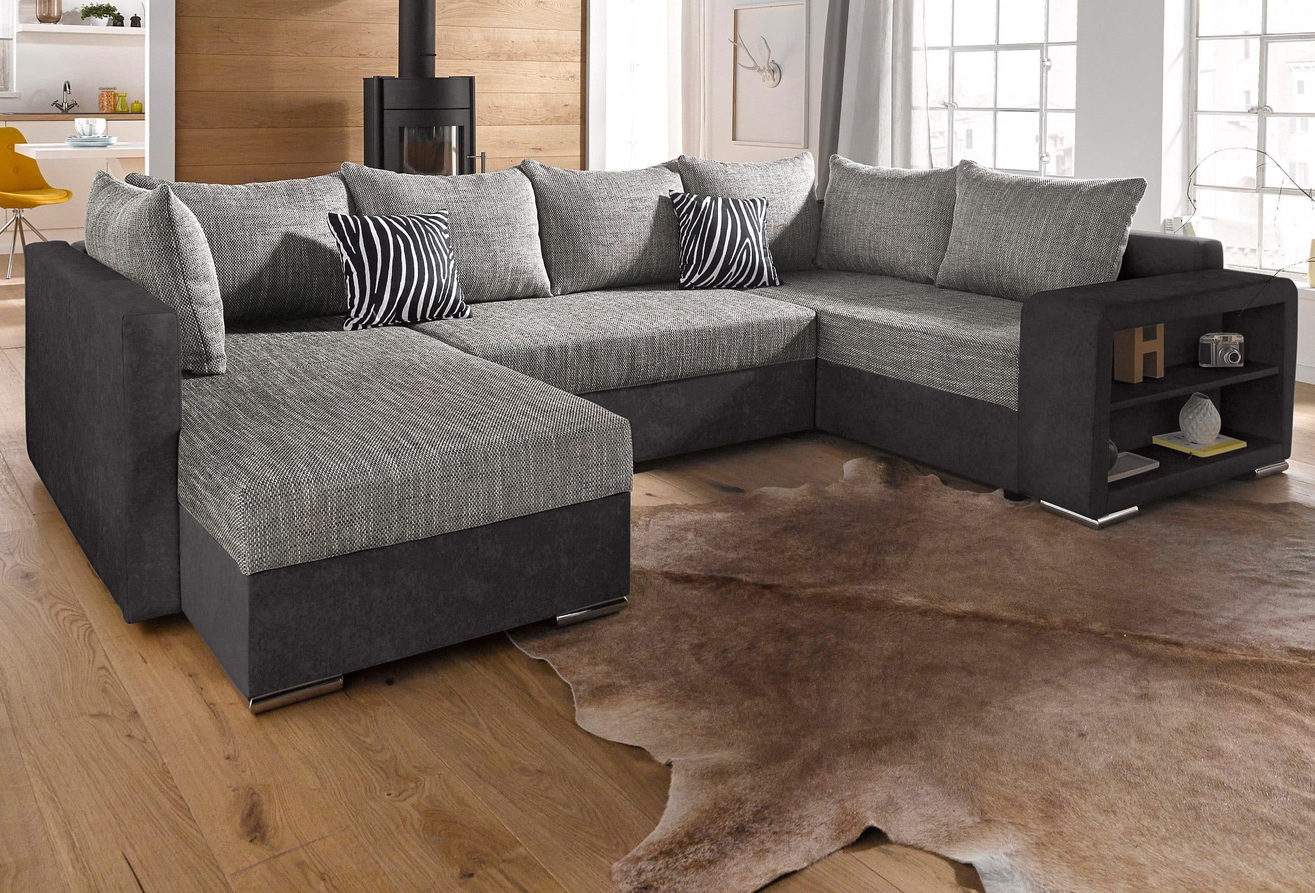 COLLECTION AB John U-Form Wohnlandschaft | Grau