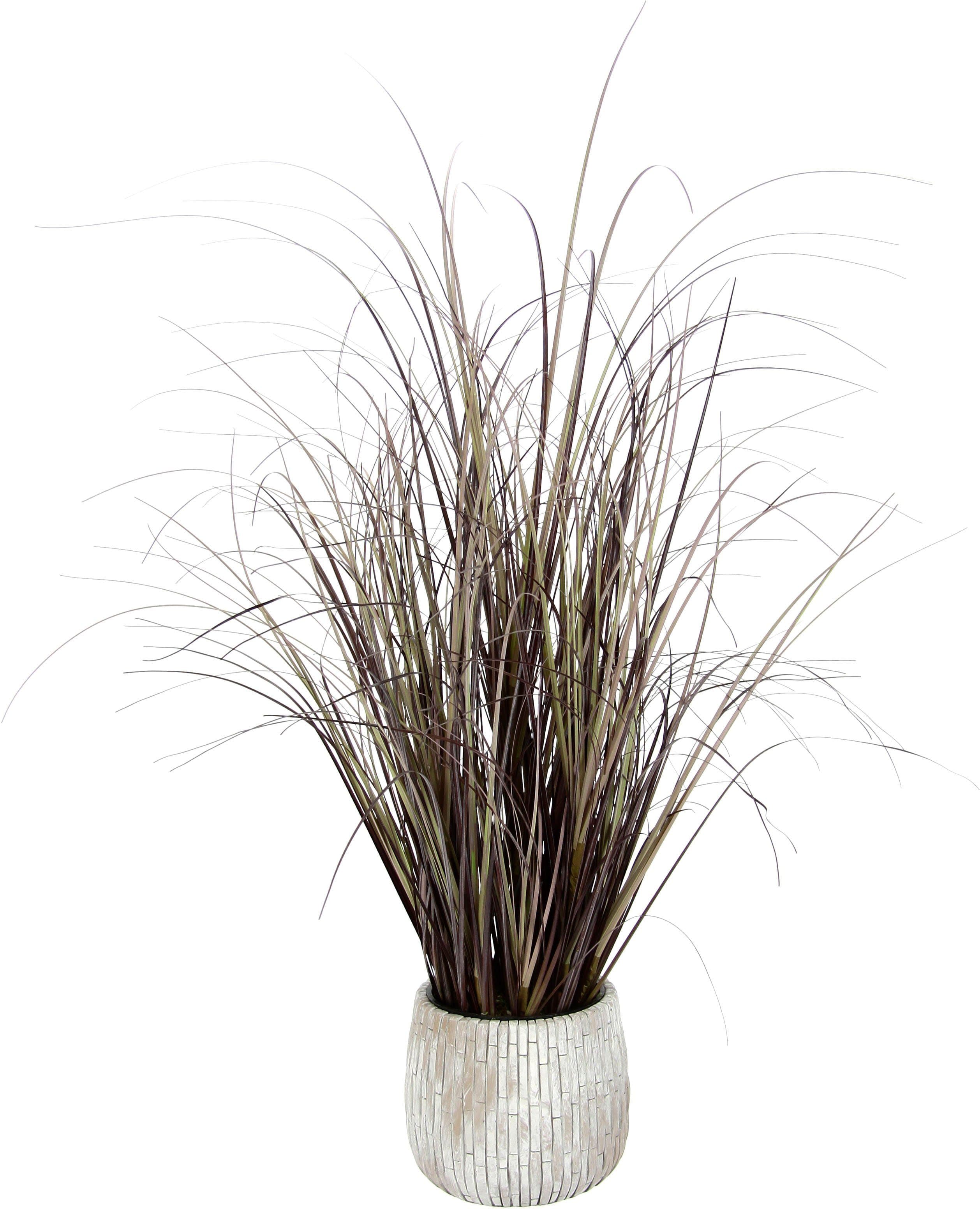 Kunstpflanze Gras | Mehrfarbig