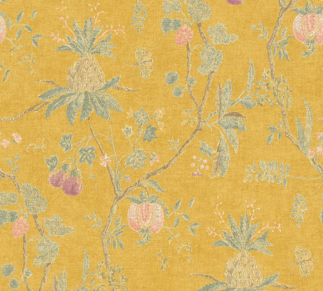 living walls Vliestapete Paradise Garden | Gelb