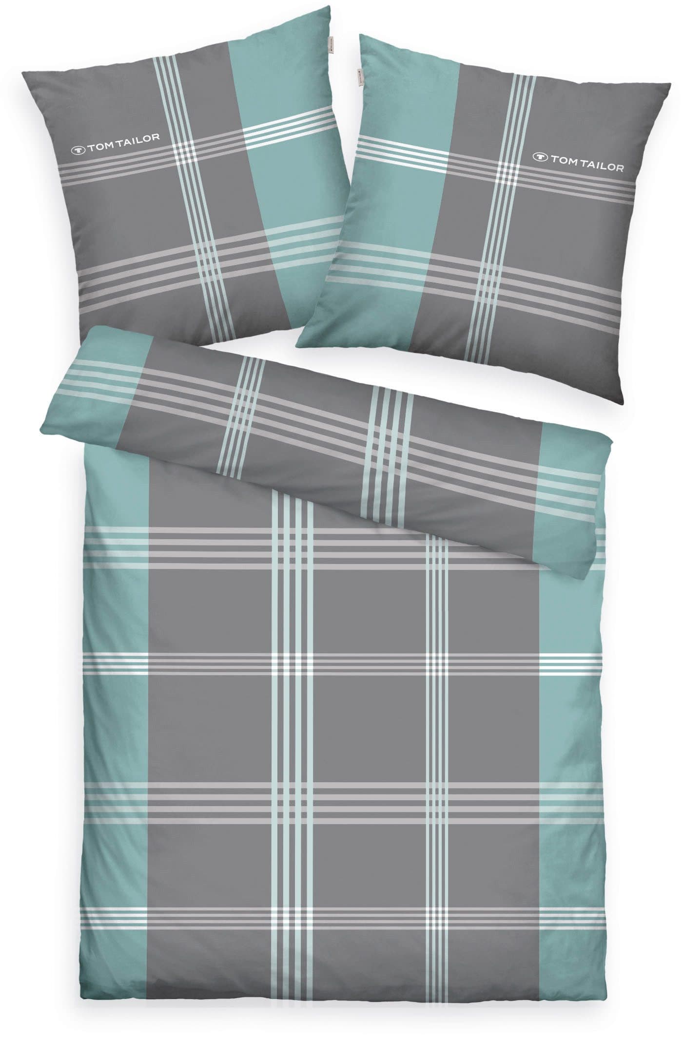 TOM TAILOR HOME Bettwäsche Ole | Grau