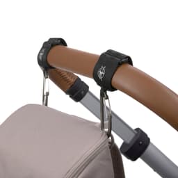LÄSSIG Karabiner Kinderwagenbefestigung | Schwarz