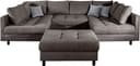 COLLECTION AB Wohnlandschaft Toni U-Form | Grau 2