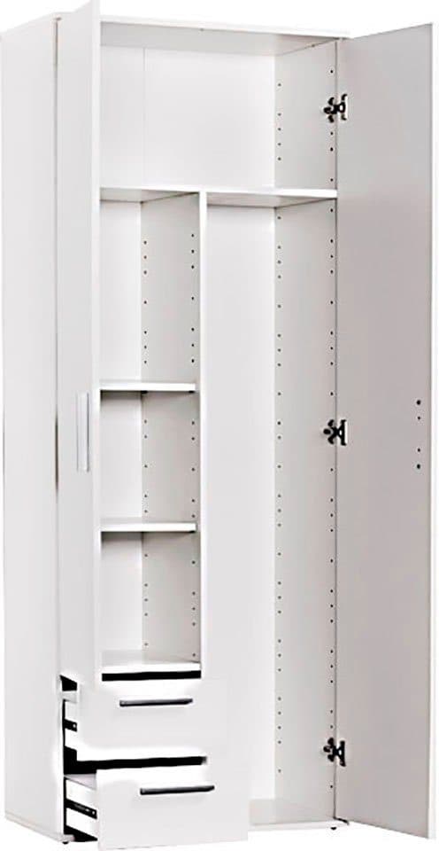 Procontour Mehrzweckschrank Schrank Clara TOPSELLER! Höhe 167cm | Weiß
