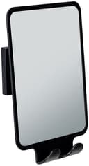 WENKO Wandspiegel Vacuum-Loc® Modell Quadro | Schwarz