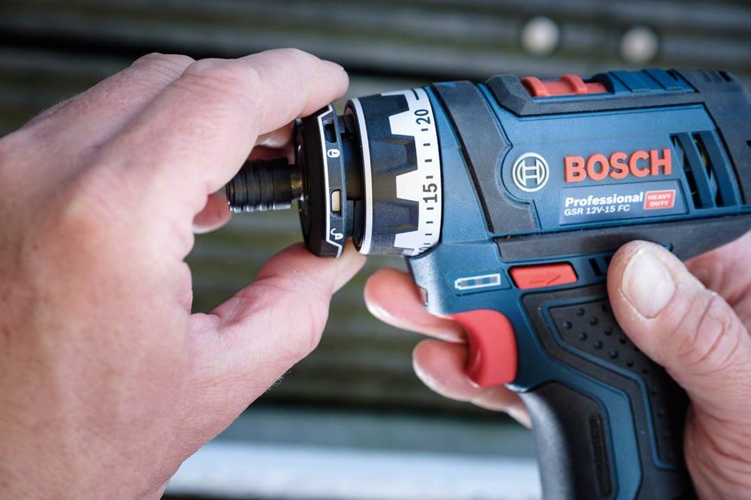Bosch Professional GSR 12V-15 FC Akku-Bohrschrauber | Blau