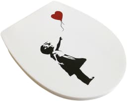 ADOB WC-Sitz Roter Ballon | Mehrfarbig