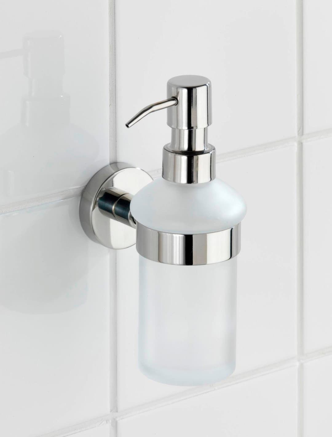 Wenko Seifenspender Bosio Shine | Silber
