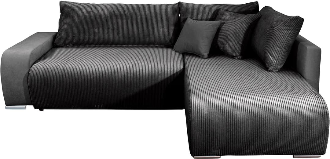 COLLECTION AB Ecksofa Poppy L-Form | Grau