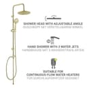 WENKO Duschsystem Young Line | Gold 4