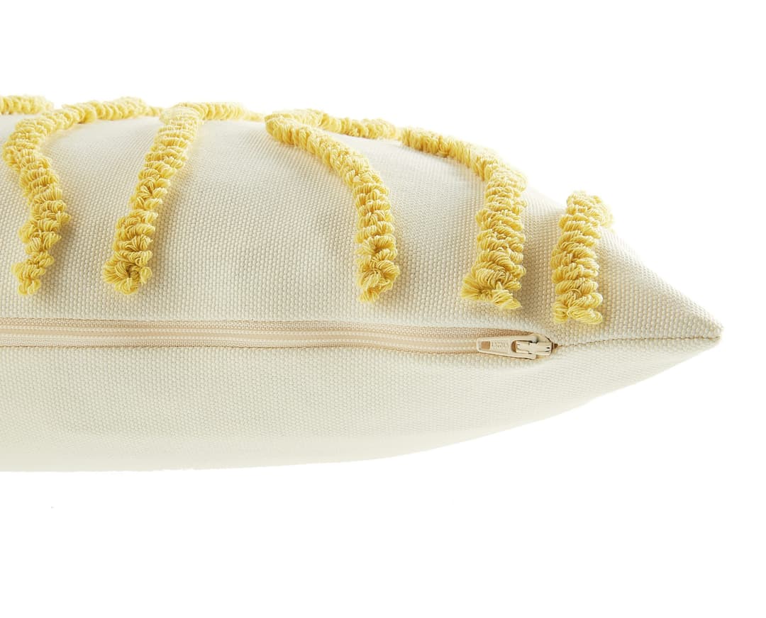 TOM TAILOR HOME Dekokissen Wavy | Gelb