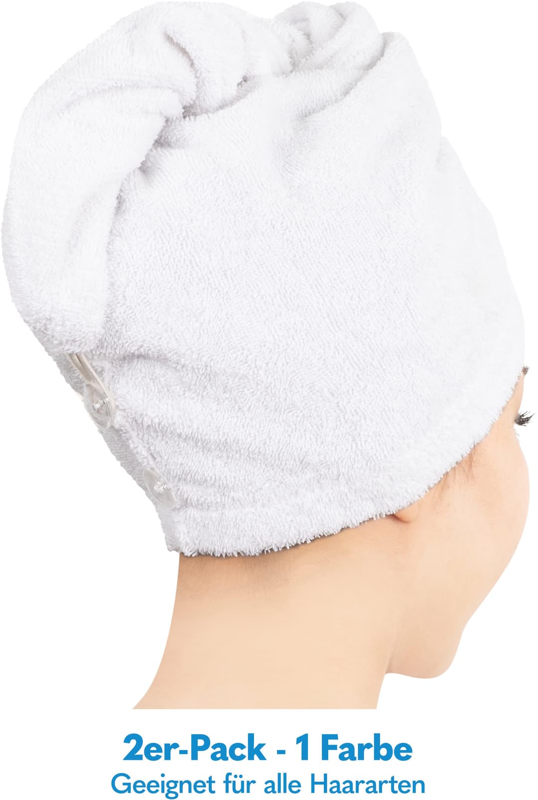 HAMMETEX Turban-Handtuch | Weiß