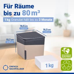 Wenko Luftentfeuchter Cube | Beige
