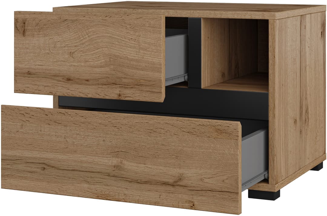 OTTO home Nachtkommode Cross | Holztöne