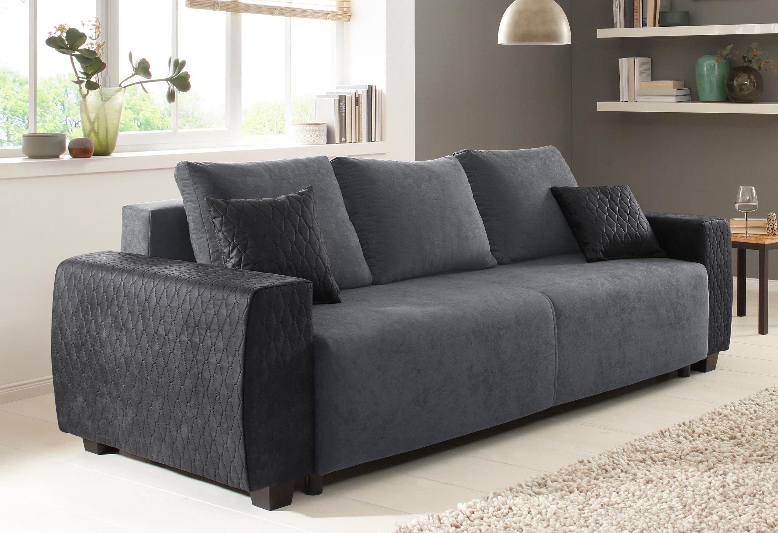 Home affaire Schlafsofa Bella | Grau