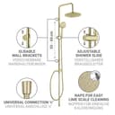 WENKO Duschsystem Young Line | Gold 3