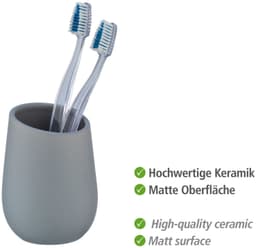Wenko Badaccessoire-Set Badi | Grau