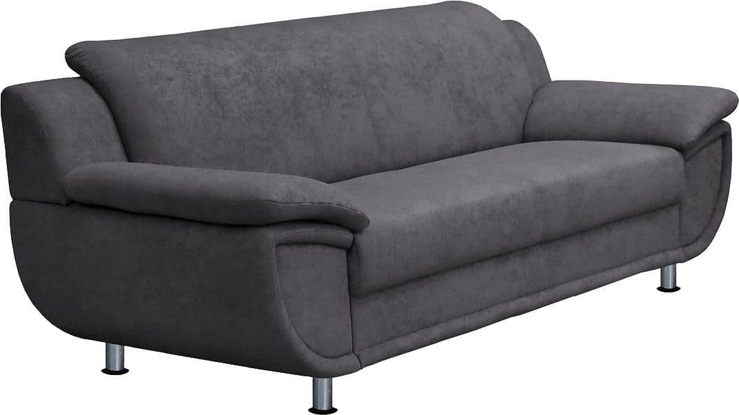 TRENDMANUFAKTUR 3-Sitzer Rondo | Grau