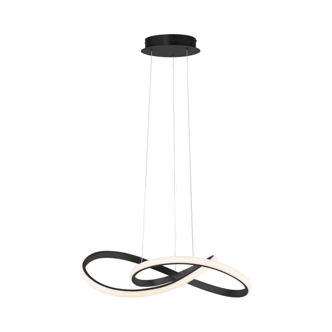JUST LIGHT Pendelleuchte MARIA | Schwarz