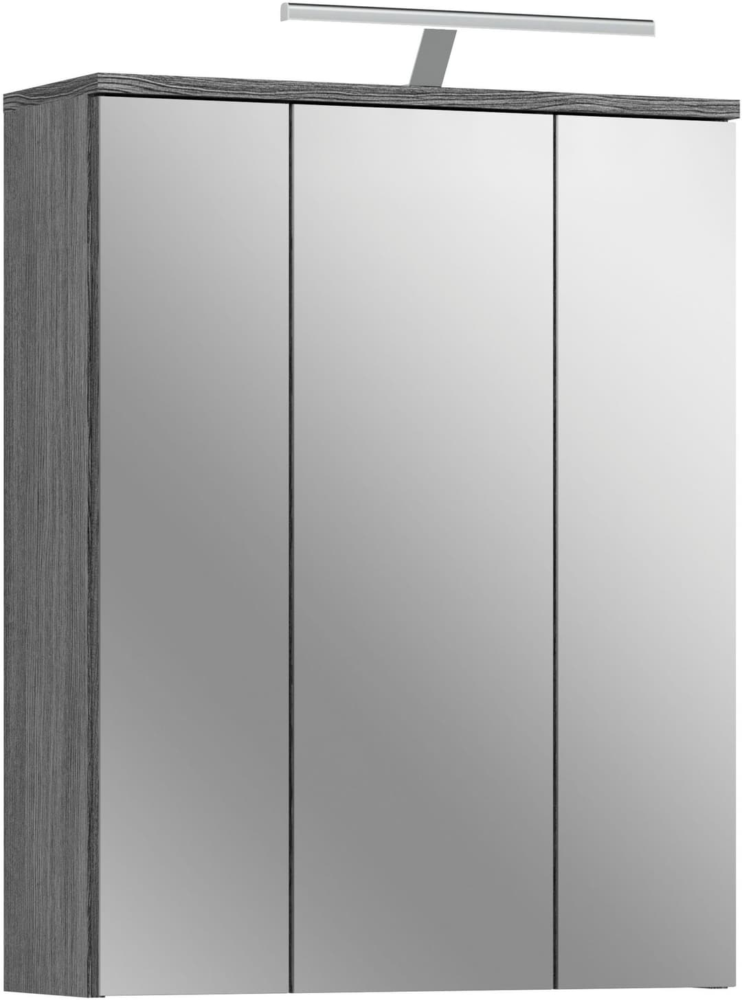 welltime Badezimmerspiegelschrank LUCCA | Grau