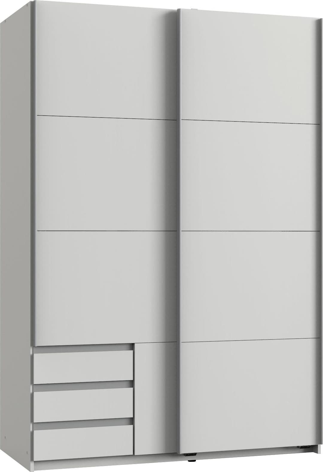 Wimex Schwebetürenschrank Emden | Weiß