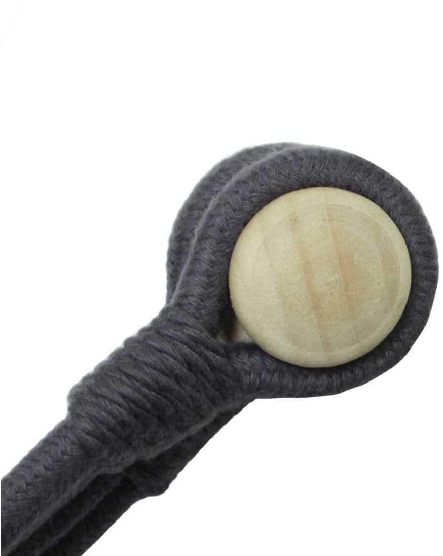GARDINIA Raffspange Kordel | Grau