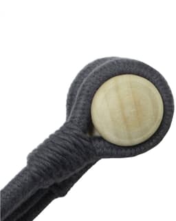 GARDINIA Raffspange Kordel | Grau