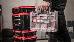 Einhell Werkzeugkoffer E-Case Half Size | Mehrfarbig