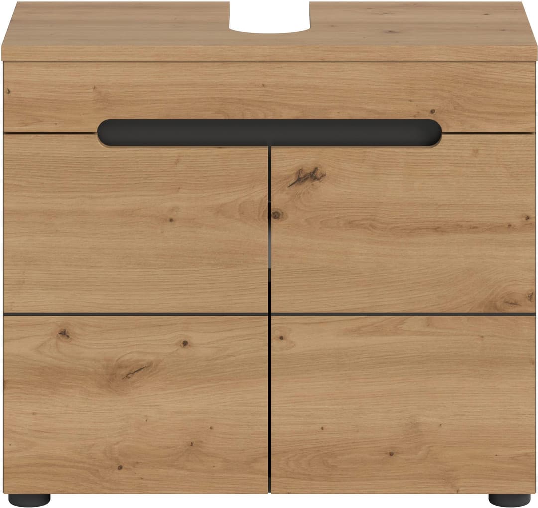welltime Waschbeckenunterschrank REHAT | Holztöne