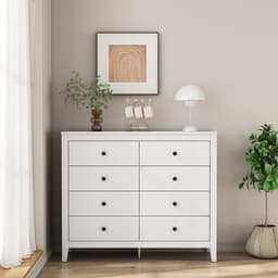 OTTO home Schubkastenkommode Borkum Sideboard Anrichte mit 6 | Weiß