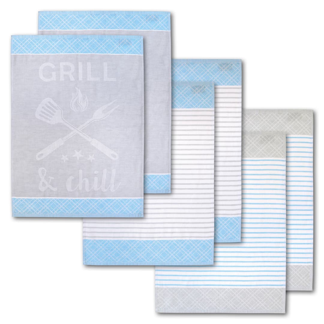Dyckhoff Geschirrtuch Grill & Chill | Mehrfarbig