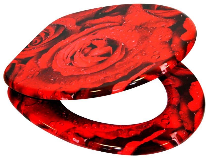 Sanilo WC-Sitz Rosen | Rot