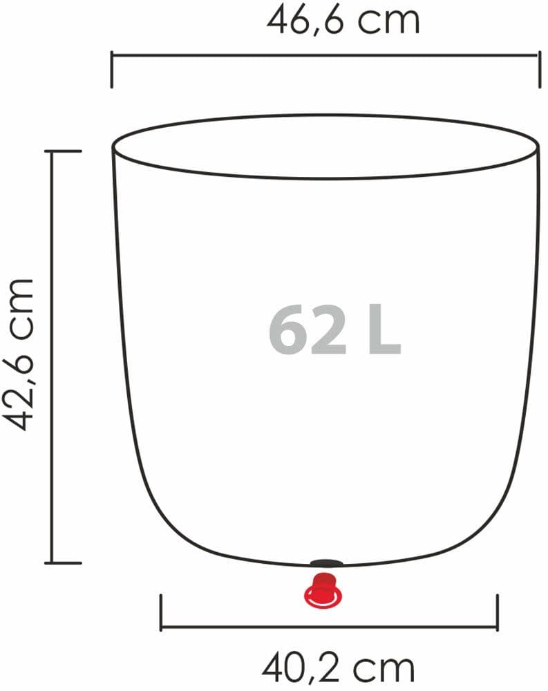 Scheurich Linetto Pflanzkübel | Beige