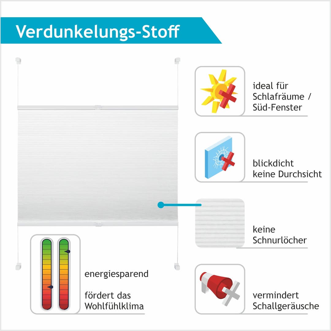Good Life Wabenplissee Aris | Silber
