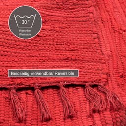 THEKO Teppich Happy Cotton Fleckerl | Rot