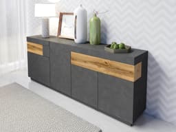 OTTO home Sideboard SILKE | Grau