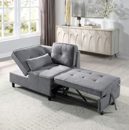 ATLANTIC home collection Schlafsofa Freddy | Grau