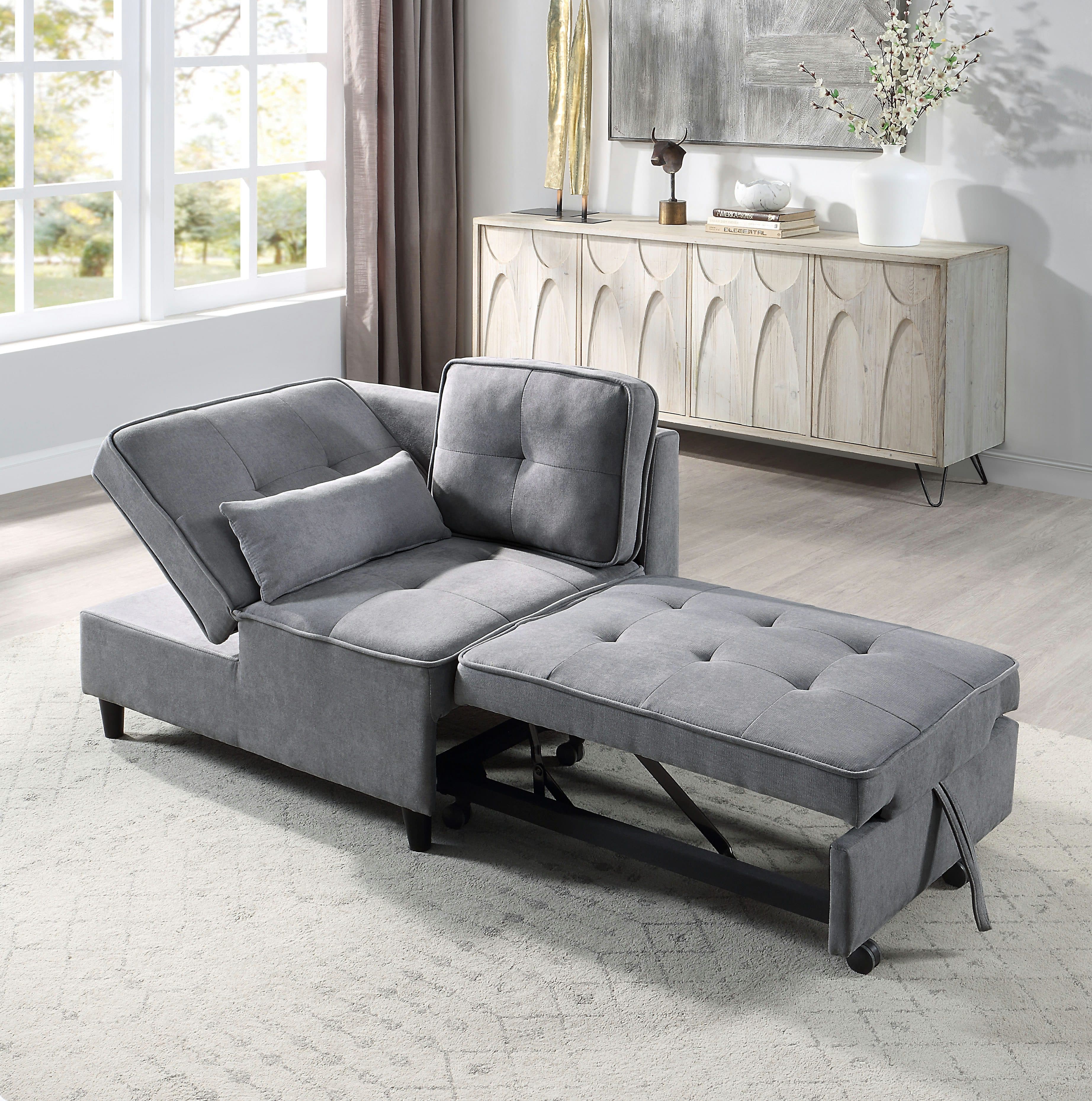 ATLANTIC home collection Schlafsofa Freddy | Grau