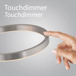 JUST LIGHT LED Stehlampe RITUS | Silber
