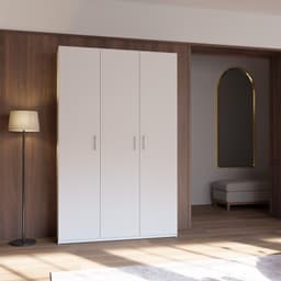 FORTE Kleiderschrank | Weiß