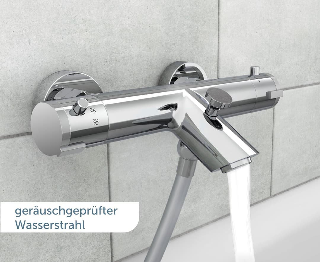 Schütte London Thermostat Wannenarmatur | Metall