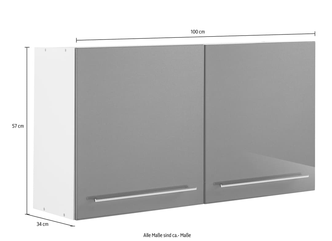 KOCHSTATION Hängeschrank KS-Trient | Weiß