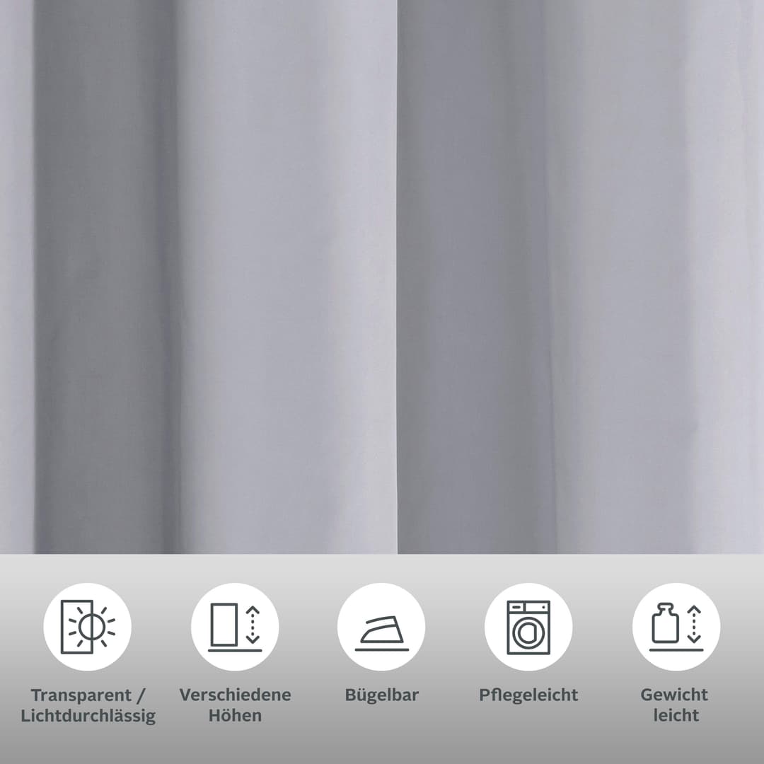OTTO home Gardine XANA | Grau
