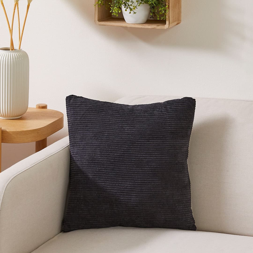 Andiamo Dekokissen Cord Kissen Emy | Schwarz