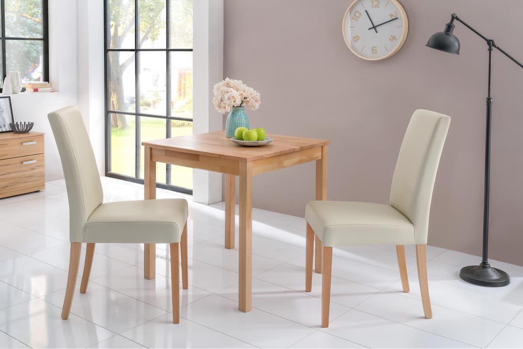 Home affaire 4-Fußstuhl Lea | Beige