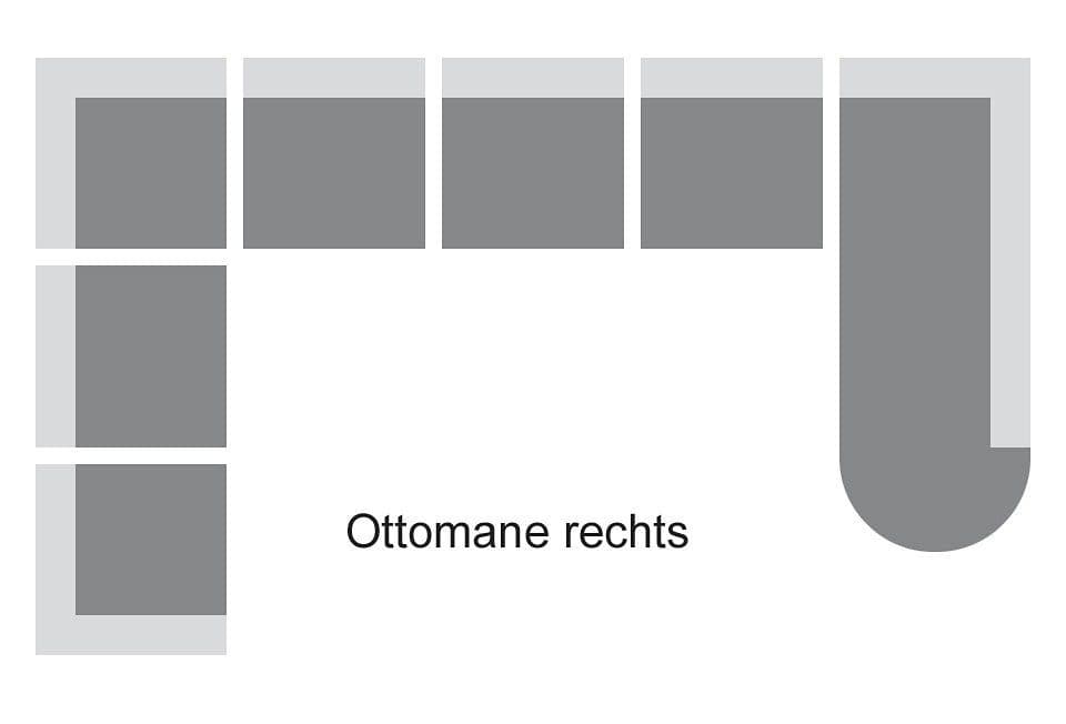 DOMO collection Wohnlandschaft Papenburg | Terrakotta