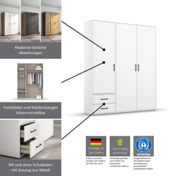rauch Kleiderschrank VOYAGER | Weiß