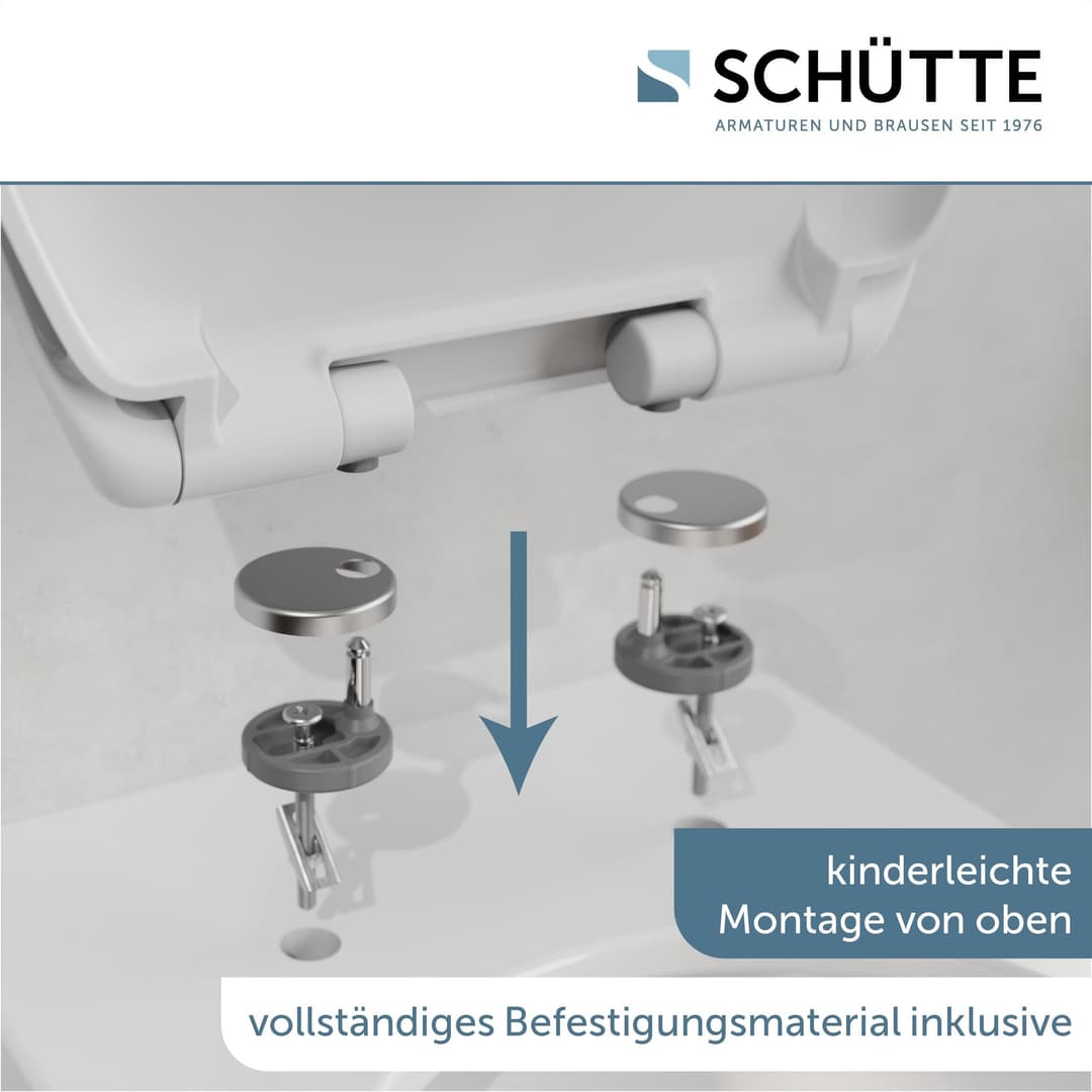 Schütte WC-Sitz WHITE | Weiß