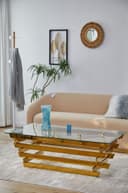 SalesFever Eleganter Tisch für Wohnzimmer | Gold 3