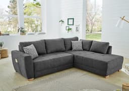 Jockenhöfer Gruppe Ecksofa Luzern L-Form | Grau