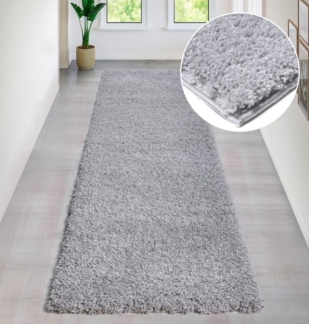 OTTO home Hochflor-Teppich Viva Shaggy | Grau